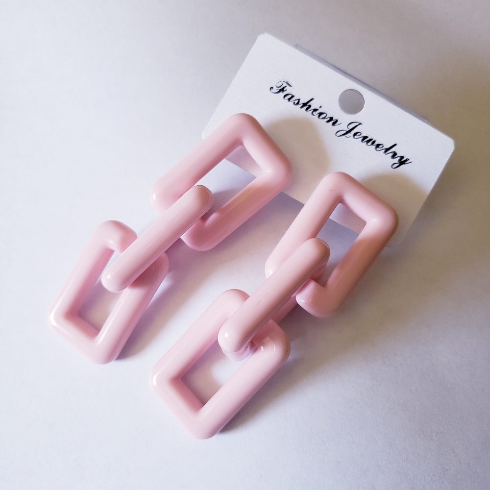 Chunky chain link earrings